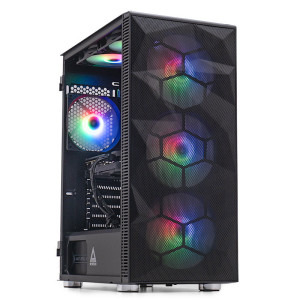 PC Gaming BALAUR Legendar HyperMax, AMD Ryzen 5 9500F 5GHz, 32GB DDR5, 1TB SSD, RX 9060 XT 16GB GDDR6, Iluminare RGB