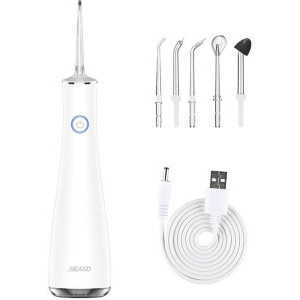 Seago Irigator oral SG-8001 Alb,1800pulsatii/min, 3 moduri de curatare, 5 duze incluse