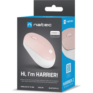 Natec Harrier 2 Wireless & Bluetooth Pink