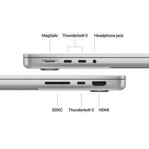 Apple 14.2'' MacBook Pro 14 Liquid Retina XDR, Apple M4 Pro chip (12-core CPU), 24GB, 512GB SSD, Apple M4 Pro 16-core GPU, macOS, Silver, INT keyboard, 2024