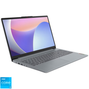 Laptop Lenovo 15.6 IdeaPad Slim 3 15IRU8, FHD IPS, Procesor Intel® Core™ i3-1315U (10M Cache, up to 4.50 GHz, with IPU), 8GB LPDDR5, 512GB SSD, Intel UHD, No OS, Arctic Grey