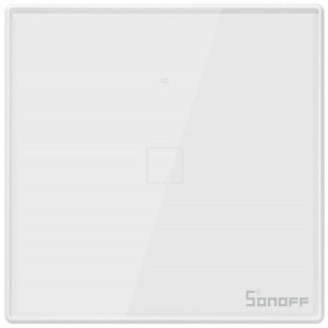 Sonoff Intrerupator simplu cu touch T2EU1C, Wi-Fi + RF, control de pe telefonul mobil