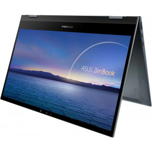 ASUS 13.3'' ZenBook Flip 13 UX363EA, FHD Touch, Procesor Intel® Core™ i7-1165G7 (12M Cache, up to 4.70 GHz, with IPU), 16GB DDR4, 512GB SSD, Intel Iris Xe, Win 10 Home, Pine Grey