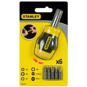 STANLEY Surubelnita magnetica cu  6 bituri 0-66-357