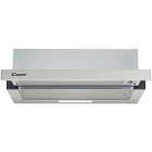 Hota incorporabila Candy telescopica CBT6130/3X, Capacitate de absorbtie 329 m3/h, 2 trepte de viteza, Iluminare LED, Clasa B, 60 cm, Argintiu