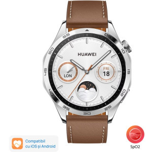 Huawei Watch GT 4, 46mm Brown Leather