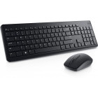 Kit periferice DELL tastatura + mouse KM3322W, Wireless Black