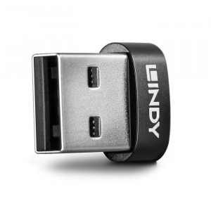 Adaptor LINDY Adaptor, 1x USB 2.0 - 1x USB-C Female, negru