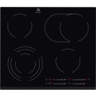 Plita incorporabila Electrolux EHF6547FXK, Vitroceramica, 4 zone de gatit, DirectAccess, Booster, SoundOff, EcoTimer, 60 cm, Negru