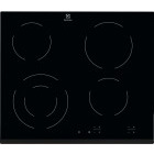 Plita incorporabila Electrolux EHF6241FOK, Vitroceramica, 4 Zone, Touch control, 60 cm, Negru