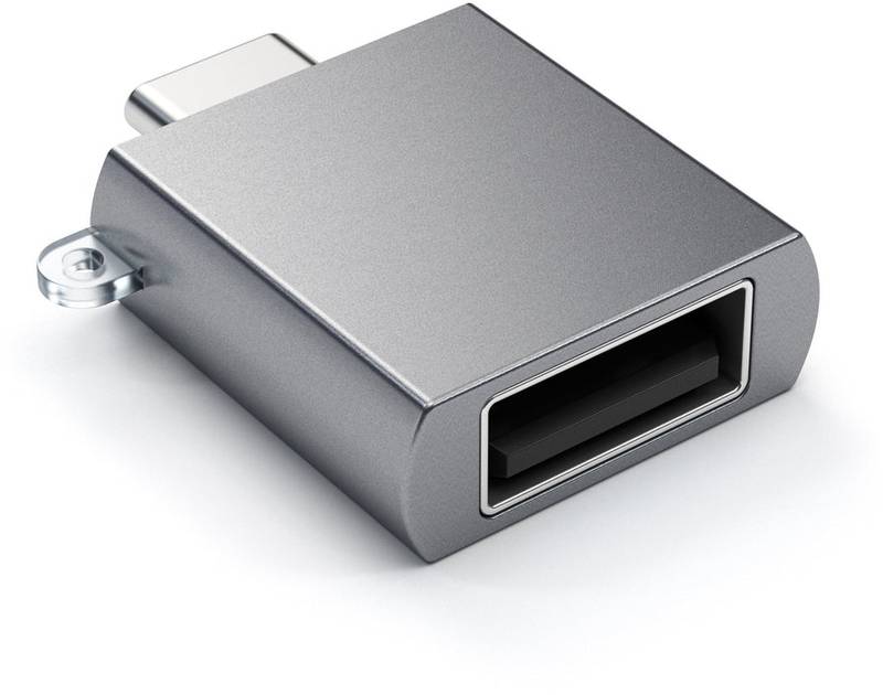 Adaptor Satechi 1x USB-C Male - 1x USB 3.0 Female, gri