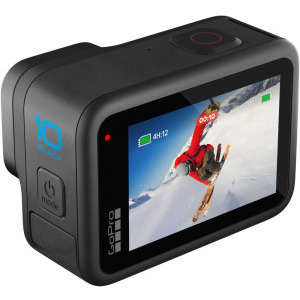 GoPro HERO10 Black + Clip magnetic + Mini trepied + Baterie + Card microSD 32 GB