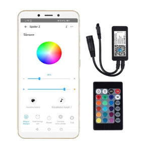 Sonoff Controller Wi-Fi inteligent L2-C pentru banda LED RGB / RGBW, Compatibil cu asistenti vocali