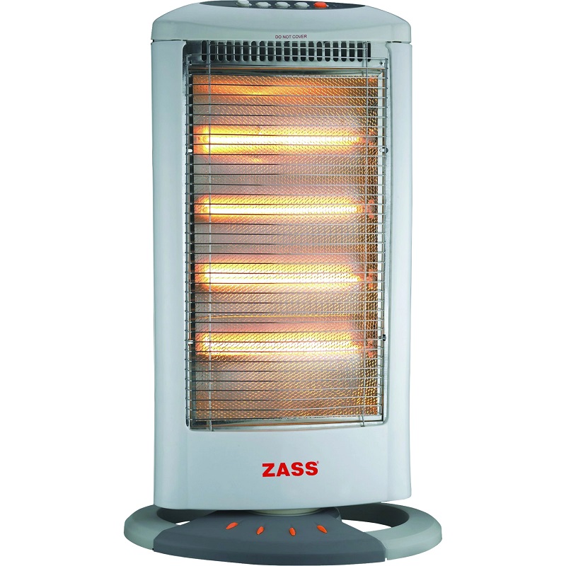 ZASS Radiator cu halogen HS 04, 1600 W, 4 trepte de putere, Protectie in caz de rasturnare