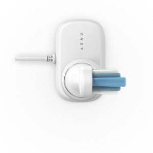 AENO Periuta de dinti electrica DB3, 46000 vibratii/ min. 3 moduri de curatare, 3 intensitati de curatare, 4x Capete de periaj 1x Husa de calatorie Alb