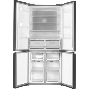 Tesla RF5100FMBE, 511 L, Clasa E, Total No Frost, Inverter, Display LED, 190 cm, Negru