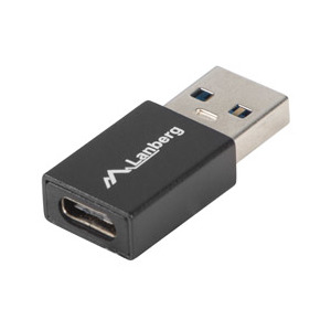 Lanberg 1x USB 3.2 Gen 1 tip A Male - 1x USB-C Female, Negru