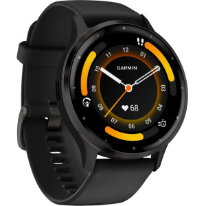 Garmin Venu 3, GPS, Wi-Fi, curea silicon, 45mm, Black/Slate