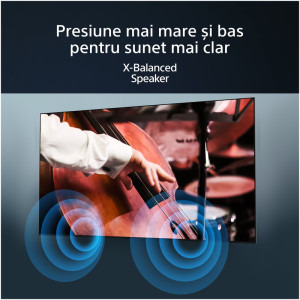 Sony Smart TV KD-55X85L Seria X85L 139cm negru-argintiu 4K UHD HDR