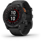 SmartWatch Garmin Fenix 7 Pro Solar, Glass, curea Neagra, Slate Grey
