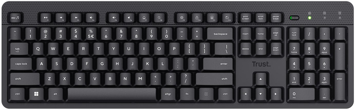 Tastatura Trust Ody II Wireless Black