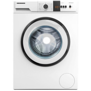 Masina de spalat rufe Heinner HWM-VT0610CHD++, Slim, 6 kg, 1000 RPM, Clasa D, Display, Blocare acces copii, Alb