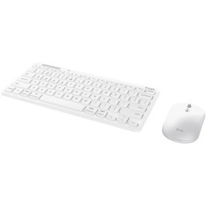 Trust Lyra Wireless, Keyboard & Mouse, White