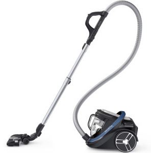 Rowenta fara sac Silence Force Cyclonic EffiTech RO7971EA, 500W, 2.5L, Negru/Albastru