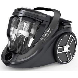 Rowenta fara sac Silence Force Cyclonic EffiTech RO7935EA, 500W, 2.5L, Negru/Gro
