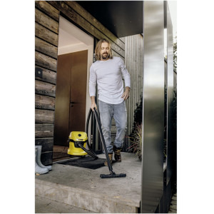 Karcher umed & uscat WD3-15, 1000W, 15L, Galben/Negru