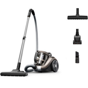 Aspirator Rowenta fara sac Compact Power XXL RO4B50EA, 900W, 2.5L, Crem/Negru
