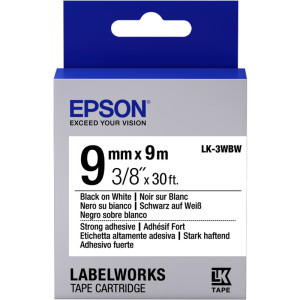 Consumabil Epson Banda etichete LK-3WBW 9 mm Black on White