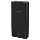 Baterie externa Canyon PB-2001, 20.000 mAh, 2x USB, Black, Tehnologie Smart IC