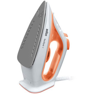 Braun Fier de calcat TexStyle 1 SI1009OR, 1900W, 25g/min, Alb/Portocaliu
