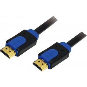 Cablu video Logilink HDMI Male - HDMI Male, v1.4, 5m, Ethernet, negru