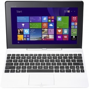 ASUS Transformer Book T100AF, 10.1 inch IPS MultiTouch, Intel Atom Processor Z3735F (2M Cache, up to 1.83 GHz), 2GB RAM, 32GB flash, 500GB HDD, Wi-Fi, Bluetooth, Win 8.1, White + docking