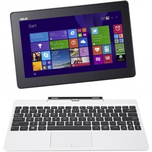 ASUS Transformer Book T100AF, 10.1 inch IPS MultiTouch, Intel Atom Processor Z3735F (2M Cache, up to 1.83 GHz), 2GB RAM, 32GB flash, 500GB HDD, Wi-Fi, Bluetooth, Win 8.1, White + docking
