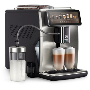 Philips automat Saeco Xelsis Suprema SM8885/00, 1500W, 15bar, 1.7L, Negru/Inox