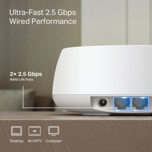 TP-LINK 2.5Gigabit DECO BE25 Dual-Band WiFi 7 3Buc