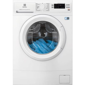 Masina de spalat rufe Electrolux EW6SM526WE, Slim, 6 kg, 1200 RPM, Clasa B, Inverter, SensiCare, QuickWash, Alb