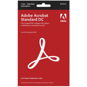 Adobe Acrobat Standard DC for Enterprise, 1 user, subscriptie 1 an
