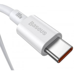 Baseus Superior CATYS-B02, USB-C Male la USB-C Male, 1 m, White