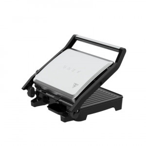 AENO Gratar electric EG2, 2000W, Deschidere 180°, Negru/Argintiu