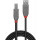 Cablu periferice LINDY Anthra, USB 2.0 Male tip A - USB 2.0 Male tip B, 2m, negru-gri