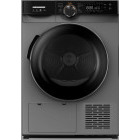 Uscator de rufe Heinner HHPD-M8K3SA++, Pompa de caldura, 8 kg, Clasa D, Iluminare interioara, Argintiu