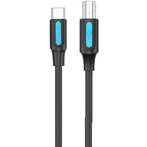 Vention USB-C 2.0 Male - USB 2.0 Male tip B, 1.5m, negru