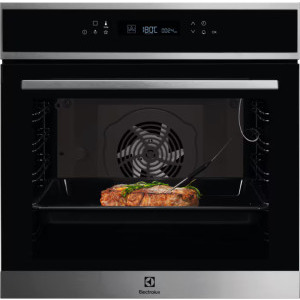 Cuptor incorporabil Electrolux EOE7F31X, Electric, 72 L, Autocuratare catalitica, Even Cooking, MultiLevel Cooking, AquaClean, Clasa A+, Negru/Inox