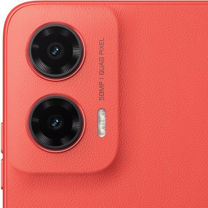 Motorola Moto G35, 5G Edition, 128GB, 8GB RAM, Dual SIM, Tri-Camera, Guava Red