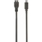 Cablu de date / adaptor Gembird USB Male la USB-C Male, 18 W, 1 m, Black