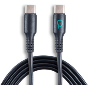 Cablu de date / adaptor Spacer USB-C Male la USB-C Male, 1 m, Black